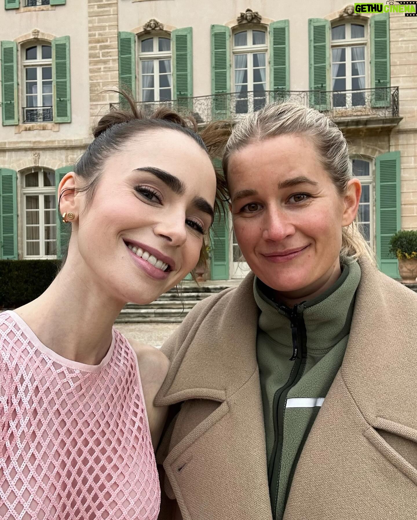 Lily Collins Instagram - Pretending it’s spring and we didn’t shoot these back in November. A little peek behind-the-scenes with @maisonperrierglobal in the South of France, shot by my dear friend, the incredible @petra_kleis…