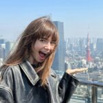Lily Collins Instagram - Throwback to finding a little bit of Paris in Japan. Emily in Tokyo?…