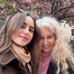 Lily Collins Instagram - Shes’s pretty in pink! Happy birthday, Mom! Couldn’t be happier to spend it with you and celebrate in Paris. I love you so so much and am eternally grateful for you…