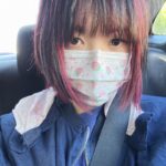 Lily Ki Instagram - it’s not exactly what i wanted (too short and i wanted a purple/magenta ombré 🥲) but it’ll grow on me. hahaha. get it. cause hair grows #millenialhumor #tHAIRwasaneffort #michaelreevesfan #haircut
