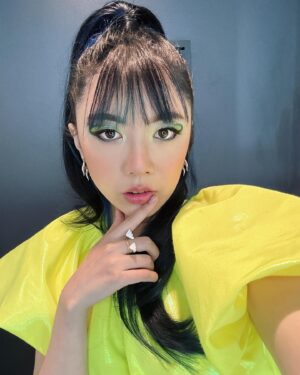 Lily Ki Instagram - I never posted this but it was from a photoshoot months ago. The eye make up was so cool!!