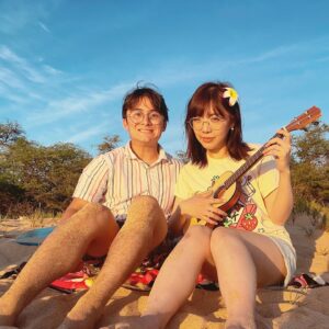 Lily Ki Instagram - happy birthday to us, in hawaii!! forever feels too short when i think about being with you. ❤️❤️