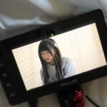 Lily Ki Instagram - doing my first irl music video today 💙 aria is the best hair and makeup artist 😊!!