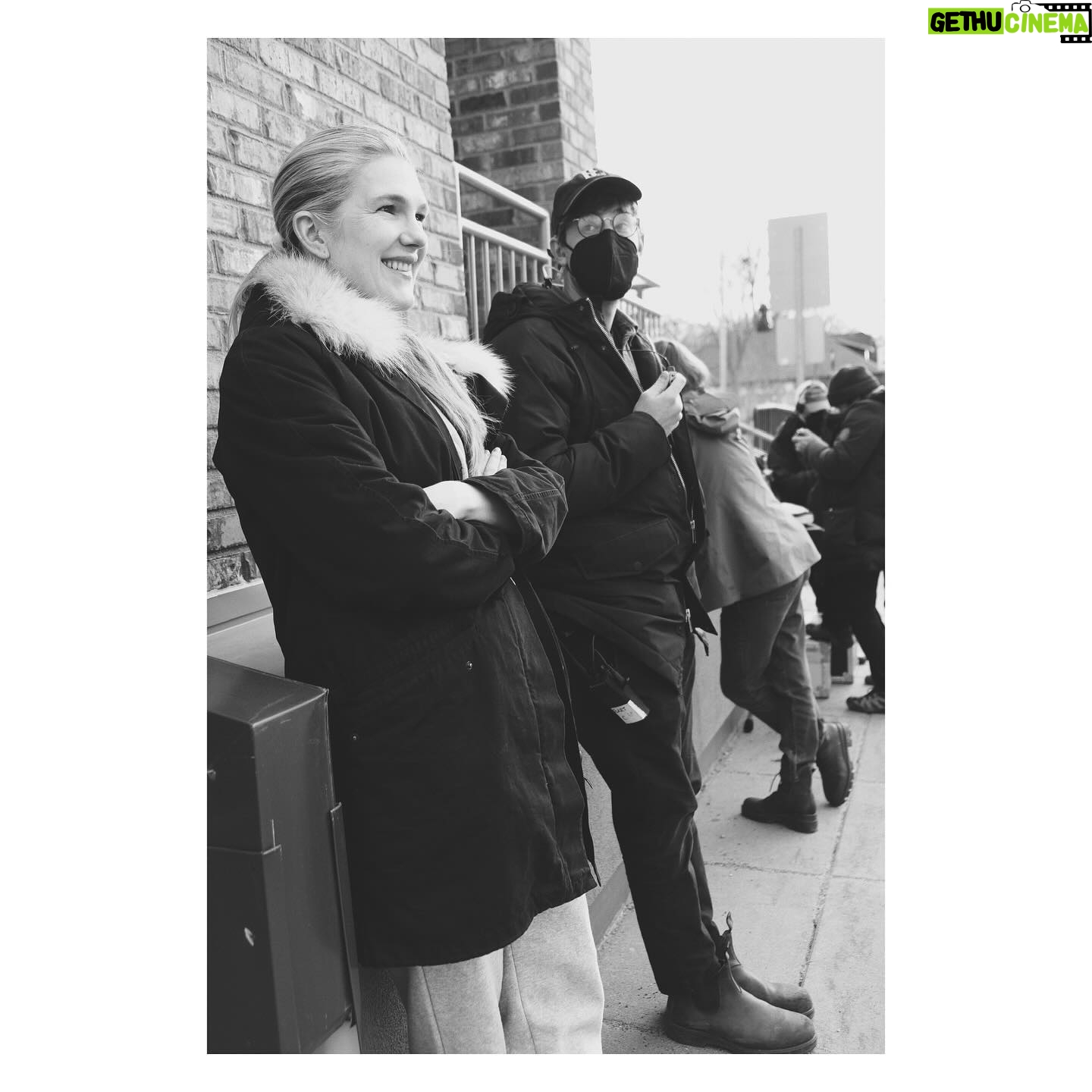Lily Rabe Instagram - @photobyjennajones visits #downtownowl. In black and white.