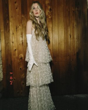 Lily Rabe Instagram - Marc Jacobs Forever. Thank you dreamy @leithclark for this 2006 dream. 🕊️🤍 
(📷 by genius @claytonhawkins)