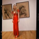 Lily Rabe Instagram – The night before (the night before) in a @rodarte dress I loved so much I was dancing in the living room … @mptf #EveningBefore

Styling: @leithclark 
Hair: @claytonhawkins
Makeup: @sarahuslan 
💃🏼: @rodarte 
👠 and 👛 : @jimmychoo 
💍: @margosiegelpr @effyjewelry @untamedpetals