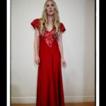 Lily Rabe Instagram – The night before (the night before) in a @rodarte dress I loved so much I was dancing in the living room … @mptf #EveningBefore

Styling: @leithclark 
Hair: @claytonhawkins
Makeup: @sarahuslan 
💃🏼: @rodarte 
👠 and 👛 : @jimmychoo 
💍: @margosiegelpr @effyjewelry @untamedpetals