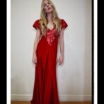Lily Rabe Instagram – The night before (the night before) in a @rodarte dress I loved so much I was dancing in the living room … @mptf #EveningBefore

Styling: @leithclark 
Hair: @claytonhawkins
Makeup: @sarahuslan 
💃🏼: @rodarte 
👠 and 👛 : @jimmychoo 
💍: @margosiegelpr @effyjewelry @untamedpetals