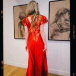 Lily Rabe Instagram – The night before (the night before) in a @rodarte dress I loved so much I was dancing in the living room … @mptf #EveningBefore
Styling: @leithclark
Hair: @claytonhawkins
Makeup: @sarahuslan
💃🏼: @rodarte
👠 and 👛 : @jimmychoo
💍: @margosiegelpr @effyjewelry @untamedpetals
