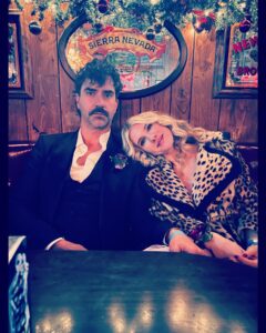 Lily Rabe Instagram - This was a great night. I love you @claytonhawkins and @sarahuslan. I love my date and the Rustic. And mozzarella sticks. 👛👛👛