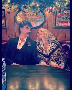 Lily Rabe Instagram - This was a great night. I love you @claytonhawkins and @sarahuslan. I love my date and the Rustic. And mozzarella sticks. 👛👛👛