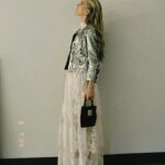 Lily Rabe Instagram - Silver sequins and white lace forever. One of my all time favorites @juliedelibran