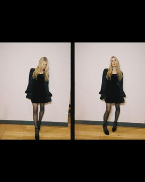 Lily Rabe Instagram - I went out this weekend and wore my favorite Christmas present from last year @susiecaveofficial @thevampireswife 🖤