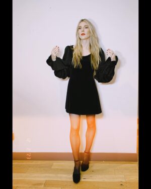 Lily Rabe Instagram - I went out this weekend and wore my favorite Christmas present from last year @susiecaveofficial @thevampireswife 🖤