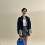 Lim Ji-yeon Instagram - Blue💙 #LOEWE #LOEWEsqueeze