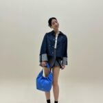Lim Ji-yeon Instagram - Blue💙 #LOEWE #LOEWEsqueeze