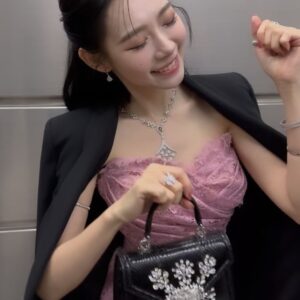 Lin Min-Chen Instagram - 又到了追星時刻❤️❤️昨日好多小確幸
當我奔向梁朝偉大神的時候 他竟對我說 有看過我演的飯戲攻心！！然後我就比招牌動作🤟🏻🤟🏻給他 但沒有勇氣請他和我一起做 還有仙女下凡的范爺🥹🥹

再次感謝亞洲電影大獎的邀請 小女子昨日玩的甚是開心🥳❤️

@bulgari #BVLGARI #BVLGARIHK  #BvlgariJewellery #Serpenti #Divasdream #Fiorever

Styled by @hazel_lcm
Gown, bag: @dolcegabbana
Heels: @louboutinworld
Hair： @chau.matt