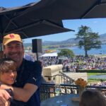 Linda Cardellini Instagram - So happy to see my #madmen buddy in Pebble Beach today at the Concours d’Elegance. 🎉 Don & Sylvia 🖤 #jonhamm #sylviarosen #concoursdelegance Thanks @mercedesbenz for a great party. 🍾#MBambassador