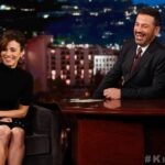 Linda Cardellini Instagram - Thank you @jimmykimmel for all of the laughs last night! @jimmykimmellive #abc #kimmel #lallorona 🖤#bonechillers 🤣