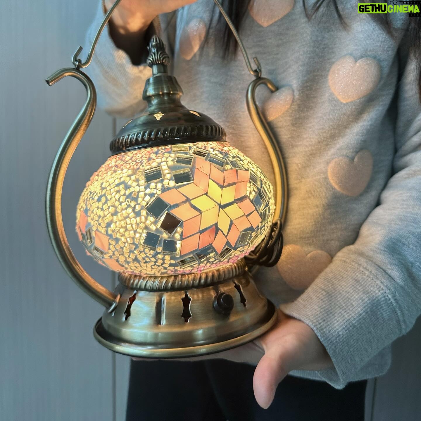 Linda Chung Instagram - First time making Turkish Mosaic Lamps. 💡🩵🌈⭐️ What a wonderful workshop in Vancouver! @easyfundiy.ca