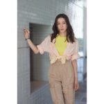 Linda Chung Instagram – Short but sweet! 🍑🥑🍍

Outfit: @sandroparis 
Shoes: @theoutnet #theoutnet #irisandink
Jewelries: @fredjewelry #FREDParis