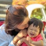 Linda Chung Instagram - Summer! ☀️🍉🌻⛱️ #feelingblessed #babyAnika #mybubblycub