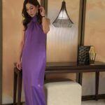 Linda Chung Instagram – Feeling inspired by this beautiful shade of PURPLE. 💜