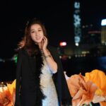 Linda Chung Instagram – Sending you joy, love and many blessings during this Christmas season.  Merry Christmas! 🎄✨🎅✨🎁

Jumpsuit @LeeGrebenau @bridalistic_official
Jacket and bag @MICHAELKORS
#MICHAELKORSHK #TRIBECAbag
Jewelries @davidyurman
Shoes @louboutinworld
Stylist @sarona_lo 
Hair @jameslee_hair 
Makeup @littlewhite_makeup