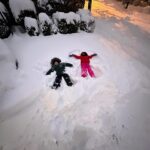 Linda Chung Instagram - One of the perks of being a parent is that you can be a kid again. ❄️☃️🤣👧🏻🧒🏻👶🏻 #havingfuntogether #gratefulforthelittlemoments