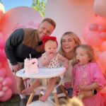 Lindsay Arnold Instagram – Our little June bug 🥹🫶 my baby turns 1 tomorrow and we had the best time celebrating her a little early before heading out of town! 

#firstbirthdayparty #birthdayparty #babygirl