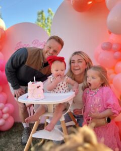 Lindsay Arnold Instagram - Our little June bug 🥹🫶 my baby turns 1 tomorrow and we had the best time celebrating her a little early before heading out of town! #firstbirthdayparty #birthdayparty #babygirl