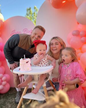 Lindsay Arnold Instagram - Our little June bug 🥹🫶 my baby turns 1 tomorrow and we had the best time celebrating her a little early before heading out of town! 

#firstbirthdayparty #birthdayparty #babygirl