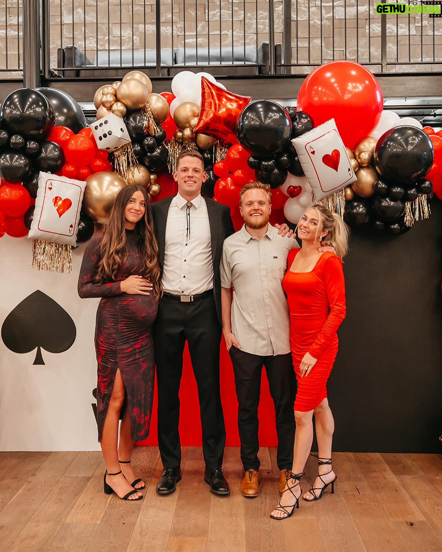 Lindsay Arnold - 101.2K Likes - SURPRISE 30th BDAY PARTY✨✨ Still cannot believe we managed to pull off a surprise 30th casino night party for Sam and his cousin @kylecusick 😂 it was no easy task keeping it from them but it turned out perfect and I'm so proud of us @rach.cusick 👏🏼 would not have been possible without all of the incredibly talented people who contributed to the amazing party!
Event design, planning, and coordination: @kenziesevents
Venue: @thewildoak
Photography/videography: @ambitcreative
Balloons and backdrops: @partyfunutah
Marquee "30": @litletters_utah
Cake: @meganfaulknerbrown
Florals: @brittney.designs
Candy buffet: @kenziesevents and @zurcherspartystore
Custom desserts: @_confettipop
French Macarons: @mckenziesmacarons
Cake bites/candy: @sweettoothfairy
Royal Icing cookies: @sugar_brink
Casino rentals: @commoncentscp
Corn dog truck: @thecorndogcompany_ut
#surpriseparty #30thbirthdayparty #casinoparty