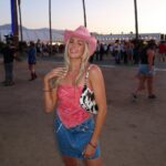 Lindsay Arnold Instagram – Stagecoach Day 2 💕 I was going for Barbie cowgirl how did I do? 

#stagecoach #cowgirls #cowgirl
