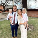 Lindsay Arnold Instagram - Happy Easter 🐣💕 I'm so grateful for our Savior this Easter Sunday, because of Him I get to be with my family forever 🫶 Side note- is the last slide a glimpse into our future? Sam and his girls 😉 #happyeaster #eastersunday #family