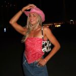Lindsay Arnold Instagram – Stagecoach Day 2 💕 I was going for Barbie cowgirl how did I do? 

#stagecoach #cowgirls #cowgirl