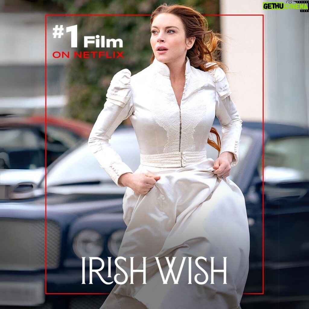 Lindsay Lohan Instagram - Thank you to everyone at Netflix, my cast and crew and all of my beautiful fans for supporting Irish Wish! It means so much to me!! You rock! ❤️🥰🙏 Keep streaming Irish Wish only on @netflix 😘