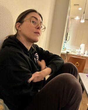 Lindsey Shaw Instagram - Sometimes, when I get nervous, I stick my hands under my armpits and then I smell them like this!