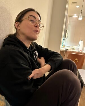 Lindsey Shaw Instagram - Sometimes, when I get nervous, I stick my hands under my armpits and then I smell them like this!
