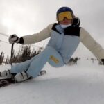 Lindsey Vonn Instagram – Dropping some angles on the powder skis… had to do it 🤷🏼♀️