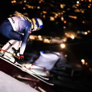 Lindsey Vonn Instagram - I DID IT!!! I skied the most difficult downhill in the world- The Streif…AT NIGHT!!

I have always wanted to ski with the men but I honestly was not sure I could do it. This was one of the most exciting and dangerous projects of my life, and the most rewarding.

I have always had so much respect for the men who race this downhill, but I have even more perspective now and even more respect. 

Dedicated to my Mom; my guardian Angel watching over me. I know she would have been proud. 

And to anyone who has a dream, never stop believing in yourself, you never know what you can achieve!

#givesyouwings