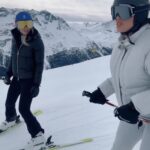 Lindsey Vonn Instagram – Not pictured: Me thinking my middle school skiing skills could keep up with my friend @lindseyvonn. But was quickly humbled when I lost control and realized I didn’t even know how to pizza accurately. 😮‍💨 Thank you LV for being such a good friend and holding my hand down the mountain 🤍🎿