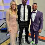 Lindsey Vonn Instagram - Last night I had the honour of attending the @laureussport award and to present the World Sportswoman of the Year. The 🏆 went to the amazing midfielder @aitanabonmati. Felicidades Aitana 👏🏻 It’s hard to describe what it’s like to attend this event because it’s unlike any other sporting award in the world. To be sitting in the same room as Olympic champions, grand slam champions, world champions, and on and on, is humbling to say the least. I respect everyone in that room so much, most of them were huge inspirations to me during my career, and now they are my friends. Laureus is also unique because it is voted on by the Academy of athletes, former champions in different sports spanning the past 25 years, which I have had the honor to a member of the past 2 years. I want to congratulate all the nominees. What you have achieved this year is groundbreaking, no matter if you took home a Laureus or not. Chapeau 👏🏻 And finally, I’m pretty pumped my knee got through most of the night in heels 🙌🏻💪🏻👠 I did switch over to my tennis shoes and had my ice bag waiting under the table lol, but I was pretty excited I lasted as long as I did! Yay knee!! 💃🏼