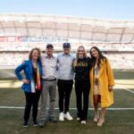 Lindsey Vonn Instagram - Women in sports is a movement, not a moment!! So proud of our team @utahroyalsfc and all of the women who are leading it. It’s an honor to support you as an owner! But honestly, I like the term investor better, because I love investing in women and my biggest goal is to empower them and the next generation! 💛 The path we are paving together will hopefully make the road easier for the ones who come after us. To be here with on opening day with our squad and to see their sheer determination and teamwork was so inspiring. We win or lose, together! Big thank you to the fans, the energy in the stadium was 🔥!! It was also incredibly special having our @lindseyvonnfoundation scholarship recipients on the field together at half-time 💛 and to announce our partnership. Together with the Royals, the Lindsey Vonn Foundation will be donating 25 tickets every home game to underserved girls in the community! 💪🏻 Thank you to Ryan Smith, David Blitzer and everyone in ownership who brought me into this team and have ignited the community! 🙏🏻 Together we can empower so many people and I am super excited for what our future holds both on and off the pitch 💛⚽🔥 Let’s GO!