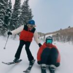 Lindsey Vonn Instagram – Who wins when 2 Olympic Gold 🥇🥇 medalists find each other on the same mountain….catch me if you can gets real! 
1) @ted_ligety or 2) Me! @lindseyvonn