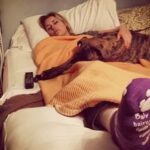 Lindsey Vonn Instagram - Dogs are the best medicine in times like these… I adopted Leo right before my 2nd ACL surgery and he’s been with me through all my surgeries since. Leo was hit by a car before I adopted him and he’s got almost as many screws in his leg as I do. He never likes it when I cry but he always knows when I’m hurt and he doesn’t leave my side. I think he knows what it feels like. Just thankful I have my pups ❤️🐶