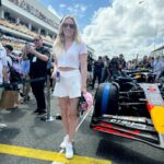 Lindsey Vonn Instagram – I may be biased bc I live here but @f1mia knows how to put on an exciting race!! Always great to hang with the @redbullracing crew, thank you for the hospitality 🫶🏻. Congrats to @maxverstappen1 on another podium and @landonorris on your first win! 
Also great to run into my teammate @bellswright ❤️ downhill skiers love anything that goes fast 😉
