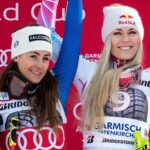 Lindsey Vonn Instagram – Sad the races in Garmisch this weekend are cancelled… some of my favorite memories were in Garmisch. I especially loved my last races when I was going head to head with my dear friend @iamsofiagoggia ! I narrowly won both races, the first by only .02 (two hundredths of a second!) which is literally a blink of an eye 👁️. We all work incredibly hard and give everything we have to be on the right side of those hundredths… in a blink of an eye things can change, for better or worse. I’ve been on the wrong side of those hundredths many times (lost a few races by just .01!) but I worked hard and risked it all to be on the right side. That’s ski racing… and man, I miss it! 

And I want to say a big thank you to all of the military families that were stationed in Garmisch who came out to support me. Always meant a lot to me. 🫶🏻

Can’t wait for the next World Cup speed races. Wishing everyone who had season ending injuries last weekend a speedy recovery! @corinnesuter_official @valeriegrenier @joanahaehlen and especially looking forward to @mikaelashiffrin’s return!⛷️