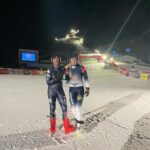 Lindsey Vonn Instagram - Missing Kitzbühel this year…but these memories will stay with me forever… from cheering on my teammates 🇺🇸 with my family, to hanging with @schwarzenegger and @akilde in the finish (miss you this year Alex-heal fast!), hanging with the great @asvindal and Franz Klammer, to skiing the Streif last year at night (and my Dad falling asleep at the start of it 🤦🏼‍♀️😂)… it’s one of the greatest ski races in the world!!! Wishing all the competitors lots of luck! XO 💪🏻🩵⛷️