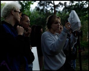 Lisa Vicari Instagram - I am still trying to process this incredible experience of directing my first short !!

this project has been on my mind and in development for over two years and finally came to life this summer. This wouldn’t have been possible without the enormous support of my crew (love you guys), my talented cast (thank you Hannah, Sebastian, Saskia & Otto) and people in the industry who believed in this film.

I am deeply moved by the support I received in the past couple months and weeks from  companies like @arri_rental , @basisberlinpost, @wellensteinfundus @panoptimogmbh @studiobabelsberg @theweinmeister_berlinmitte #darkways … and from friends and mentors like @baranboodar #jantjefriese #philippklausing @esthibusch #NoraMarkwald @lena_stahl_official and so many more. Special thanks to @nina.rei 🎈

Without them and their willpower to support me and my ambitions to direct, this wouldn’t have been possible.

So thank you, thank you, thank you!!

Now I will disappear into the edit room 🏃🏼

photos by @jakob.fliedner 

werbung